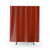 Rust Colored Solid Shower Curtain