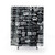 Broadway Baby Black and White Shower Curtains