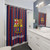 Barca FC Barcelona Flag of Catalonia Football Shower Curtains