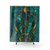 Elegant Art Deco Stained Glass Shower Curtain