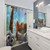 Grizzy and the Lemmings Holiday Shower Curtain