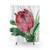 Watercolor Protea Flower Shower Curtains