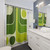 Retro Geometric Design 631 Shower Curtain