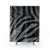 Silver Glitter Zebra Print Shower Curtains