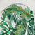 Tropical Monstera Banana Palm Leaf Shower Curtains