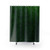 Emerald Green Velvet Textured Shower Curtains
