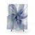 Periwinkle Blue Floral Shower Curtain
