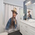 John Wayne The Duke Watercolor Shower Curtains