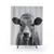 Black & White Cow Shower Curtain - Farmhouse & Nursery Decor