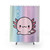 Cute Axolotl Shower Curtain - Kawaii Bathroom Decor