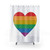 Colorful Pride MTA Heart Shower Curtains
