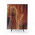 Burnt Sienna Shower Curtain - Artistic Bathroom Decor