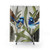 Blue Fairy Wren Shower Curtain with Enchanting Australian Bird Design