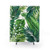 Green Tropical Leaves Shower Curtain