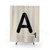 Scrabble Tile A Shower Curtain - Geeky & Fun Bathroom Decor