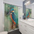 Colorful Kingfisher Bird Shower Curtain