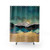 Peacock Vista Shower Curtains - Scenic Nature Design