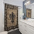 Luxury Fleur-de-Lis Black and Gold Shower Curtain