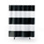 Black and White Striped Shower Curtain