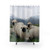 Scenic Swiss Black Nose Sheep Shower Curtain