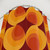 1970s Retro Burnt Orange Circle Pattern Shower Curtain