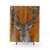 Vibrant Wild Stag Shower Curtain