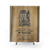 Vintage Burlap French House Design Shower Curtain
