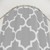 Quatrefoil Gray Shower Curtain