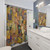 Gustav Klimt Inspired Shower Curtain with Artistic Designs