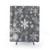 Grey Snowflakes Pattern Shower Curtains