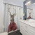Deer in Leather Shower Curtains - Woodland Creature Design