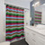 Harlequins Rugby Striped Shower Curtain