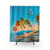 Salvador Dalí-inspired dream shower curtain with surreal animals and imagery