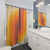 Retro Geometric Pattern Shower Curtains