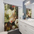 Vintage Floral Oil Painting Shower Curtain