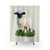 Valais Blacknose Sheep in a Meadow Shower Curtain