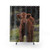 Highland Cow Calf Shower Curtain