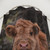 Highland Cow Calf Shower Curtain