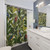 Tropical Jungle Parrot Shower Curtain