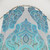 Turquoise and Blue Moroccan Pattern Shower Curtains