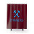 Hammers Shower Curtains - Football-Inspired Home Decor