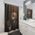 Vintage Dachshund Shower Curtain with Quirky Pet Portrait