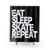 Eat Sleep Skate Repeat Shower Curtains