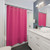 Cerise Pink Shower Curtains