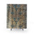 Antique Persian Kirman Rug Print Shower Curtain