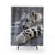 Majestic Snow Leopard Shower Curtain