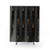 Gold and Black Art Deco Pattern Shower Curtains