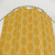 Mustard Yellow Geometric Squares Shower Curtains