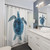 Watercolor Sea Turtle Shower Curtains