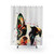Boston Terrier Watercolor Shower Curtain - Pet-Themed Home Decor